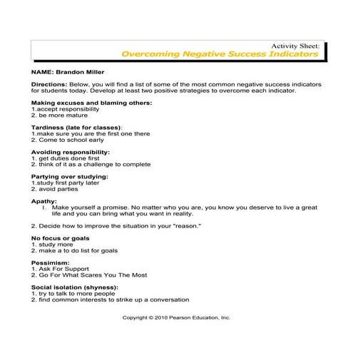 3 overcoming negative success indicators