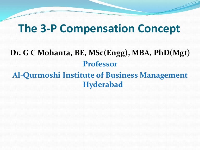 3 p's in management