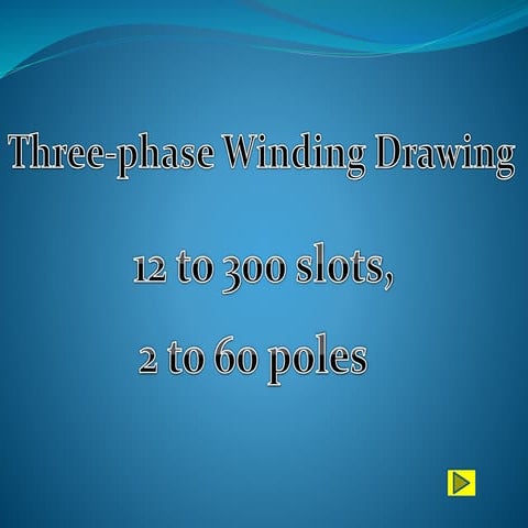 Three Phase Ac Winding Calculation | PPS