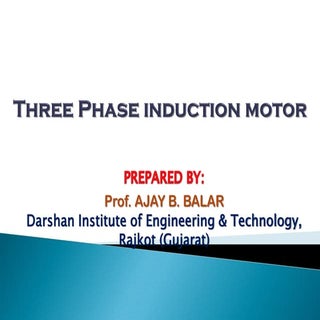 3 ph induction motor ppt