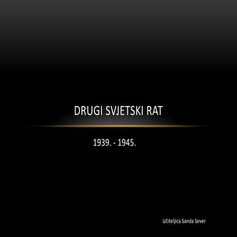 Drugi svjetski rat
