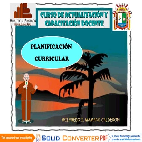  planificacion curricular
