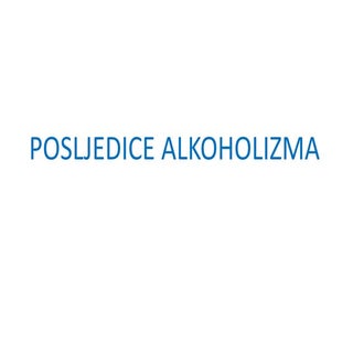 Prometna Učilica: Posljedice alkoho...