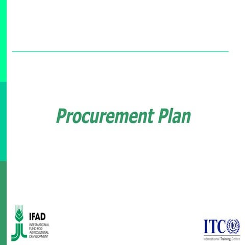 Procurement Plan
