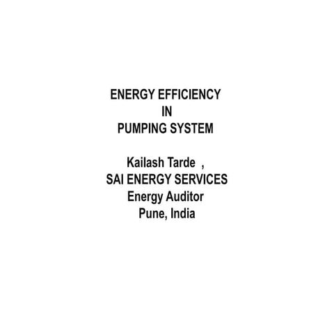 Centrifugal  Pumping Energy Efficiency .pptx