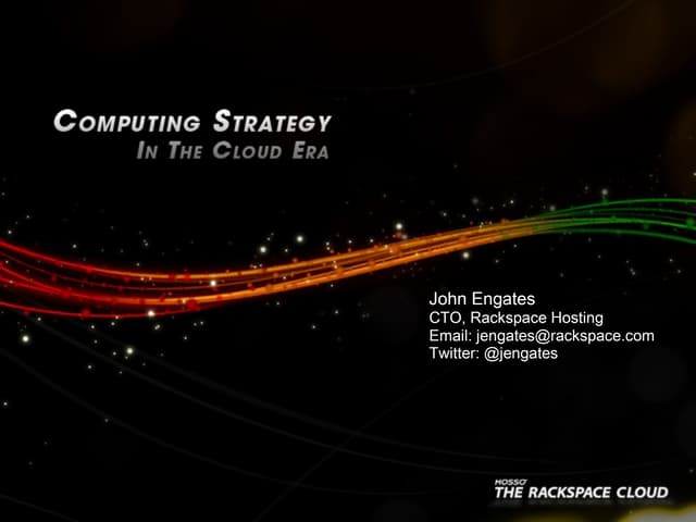 3. Rackspace CloudCamp Las Vegas 2009 5/18