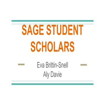 Talis Insight Europe 2017 - Sage Student Scholars 