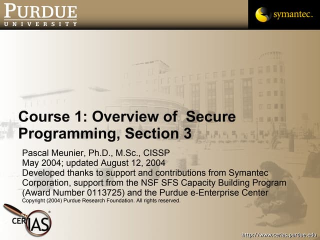3.Secure Design Principles And Process