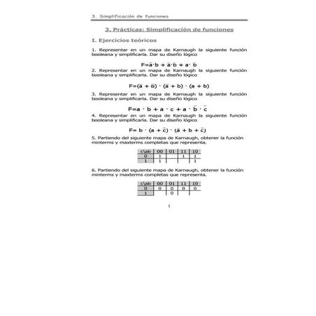 3. simplificación de funciones