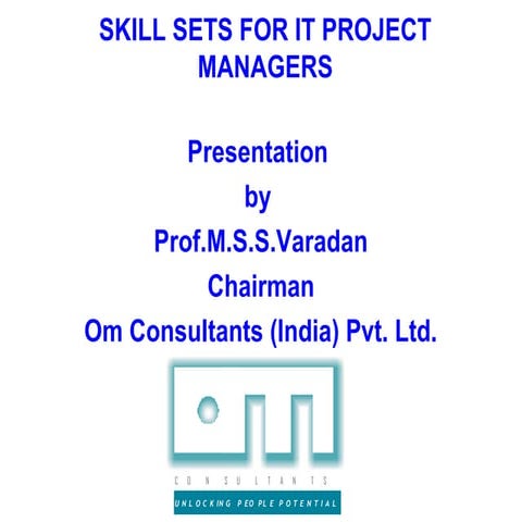 3   skill sets for it managers