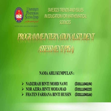 Isu Berkaitan Dengan PISA