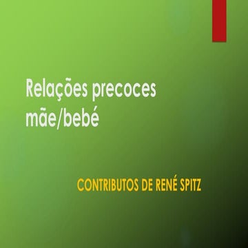Desenvolvimento Spitz | PDF