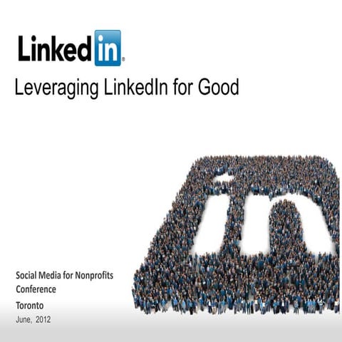 Steve Watt, LinkedIn: LinkedIn for Good