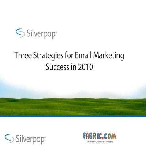 3 Strategies For Email Marketing Success - DM News-Silverpop
