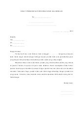 3 Surat Permohonan Informasi Dan Klarifikasi