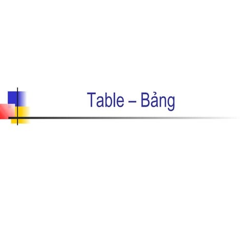 3 table