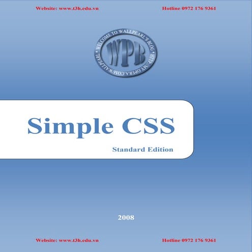 Tài liệu CSS tiếng việt cơ bản | PDF