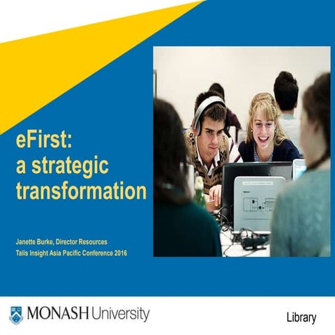 eFirst: a strategic transformation