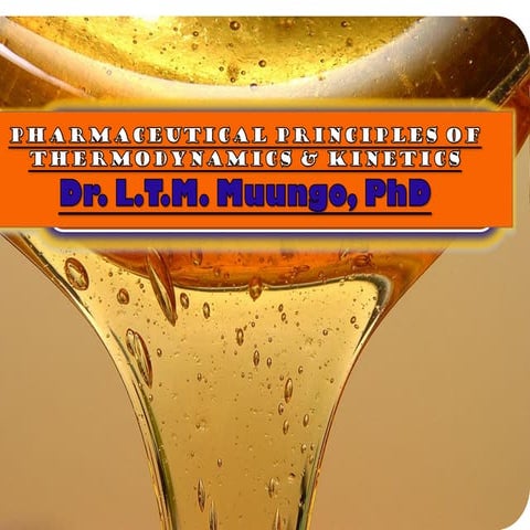 3 thermodynamics of pharmaceutical systems