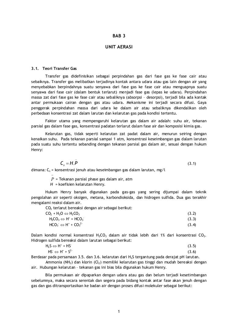 3 Unit Aerasi So