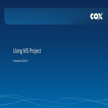 Project Control System | PPSX