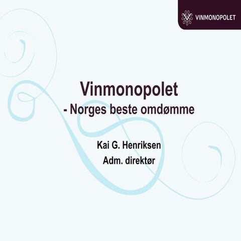 Vinmonopolet - Norges beste omdømme