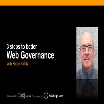 3 Steps to Better Web Governance