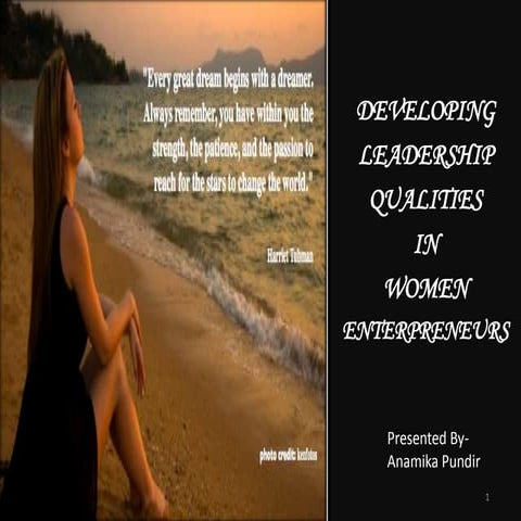 women entrepreneur leadership qualities