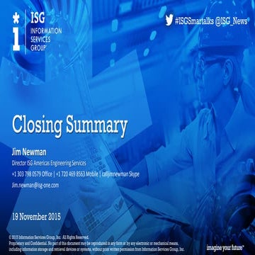 IYF Closing Summary