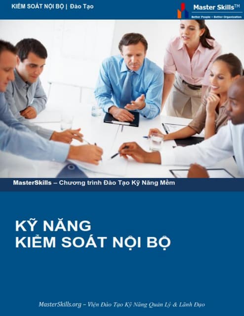 KỸ NĂNG KIỂM SOÁT NỘI BỘ