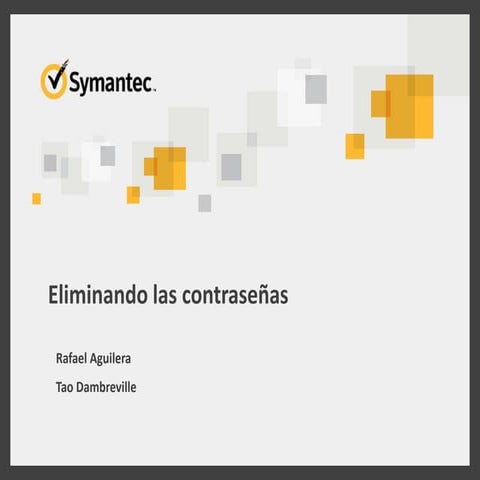 Be Aware Webinar - Kill the password