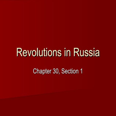 30 1 revolutions in-russia | PPT