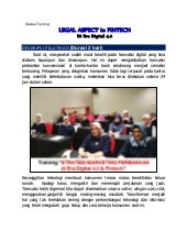 Silabus Training "Legal ASPECT in FINTECH Digital Era 4,0"