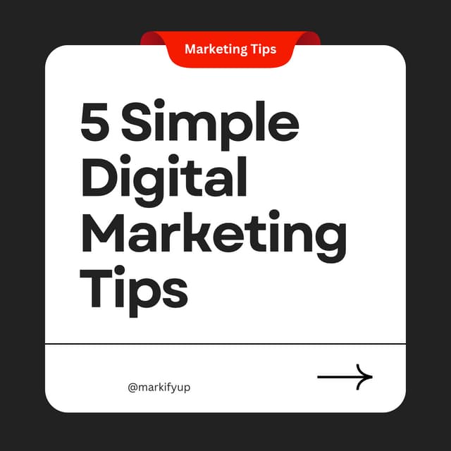 Digital Marketing Tips - Fresh Spar Technologies