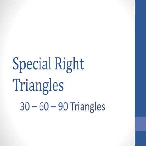 30 60-90 triangles