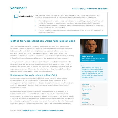 Better serving members using one social spot