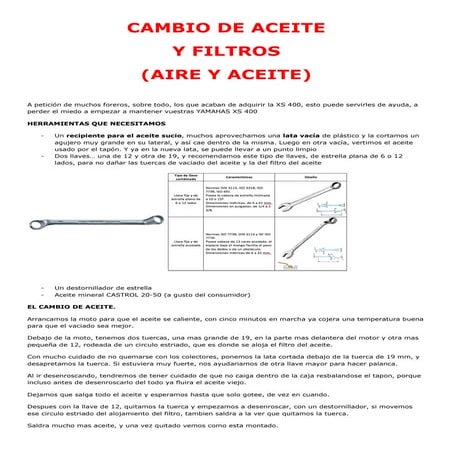 YAMAHA XS 400 - 30 - [BRICO NO MOTOR] - Cambio de ACEITE y FILTROS