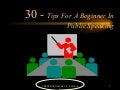 Thirty Tips for Public Speaking Tyros