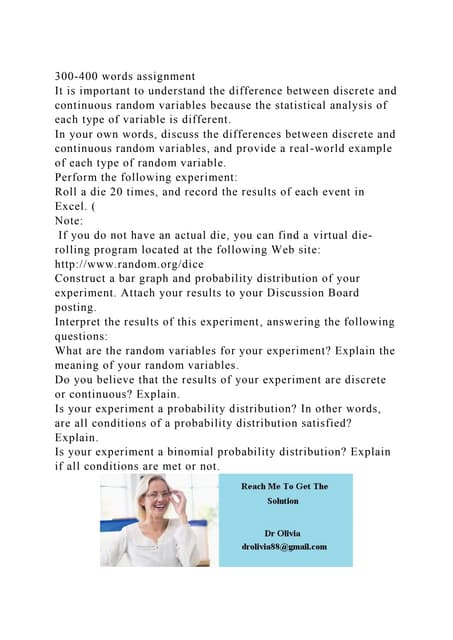 300-400 words assignmentIt is important to understand the differen.docx