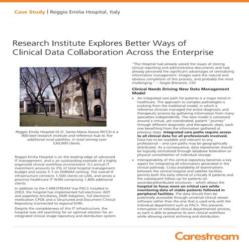 Clinical Data Collaboration Across the Enterprise