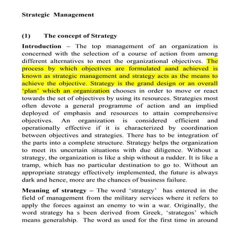 30033009 strategic-management