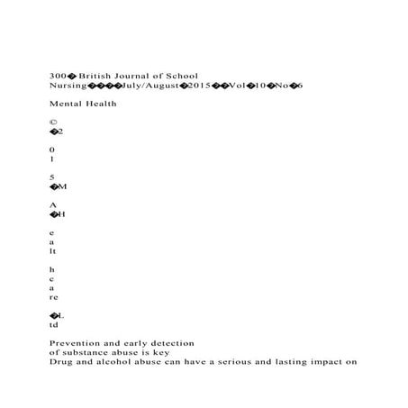 300 British Journal of School NursingJulyAugust2015Vo.docx