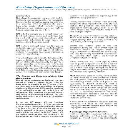 Synaptica_KM_Award_Paper