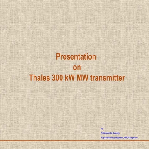 300k w transmitter