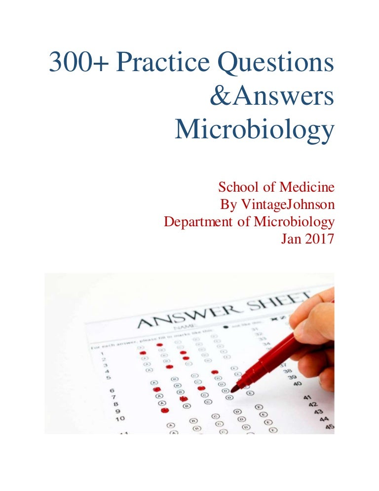 300+ practice questions for microbiology