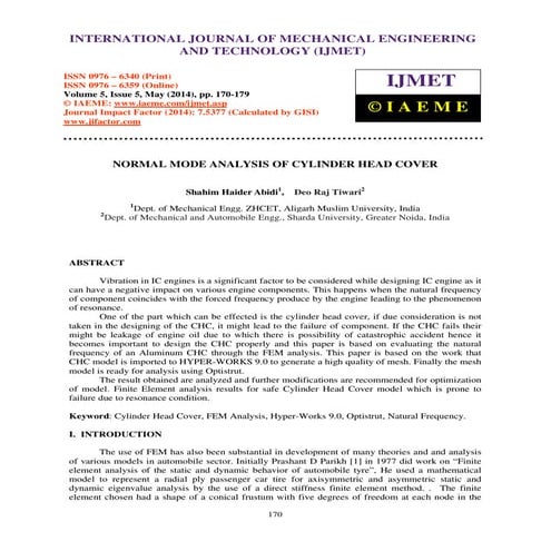 Optimization of vehicle suspension system using genetic algorithm | PDF
