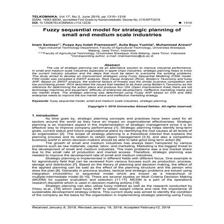 Evaluation of services using a fuzzy analytic hierarchy process | PDF