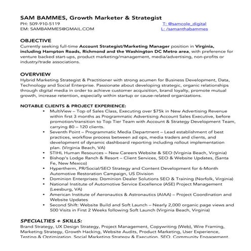 Resume | PDF