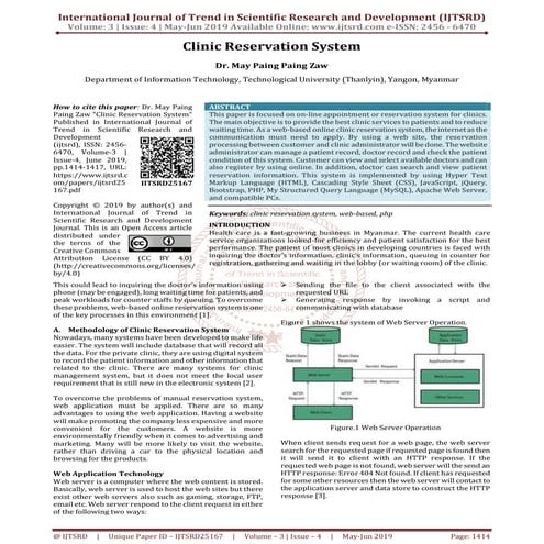 Clinic Reservation System