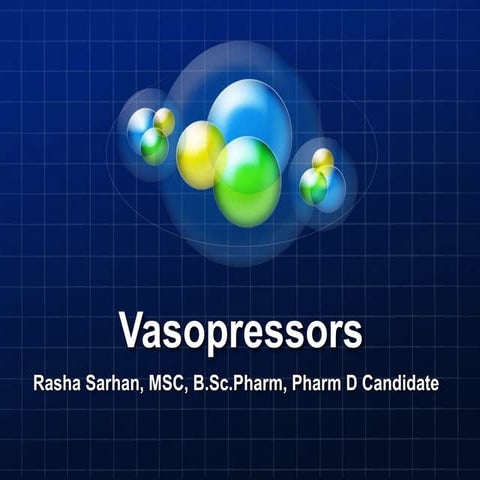 Vasopressors Presentation_final